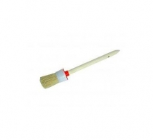 9040-04-02 Кисть круглая, натуральная щетина, деревянная ручка 20мм Sturm!